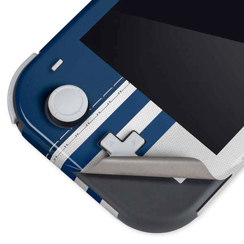 NFL Dallas Cowboys White Striped Nintendo Switch Lite Skin